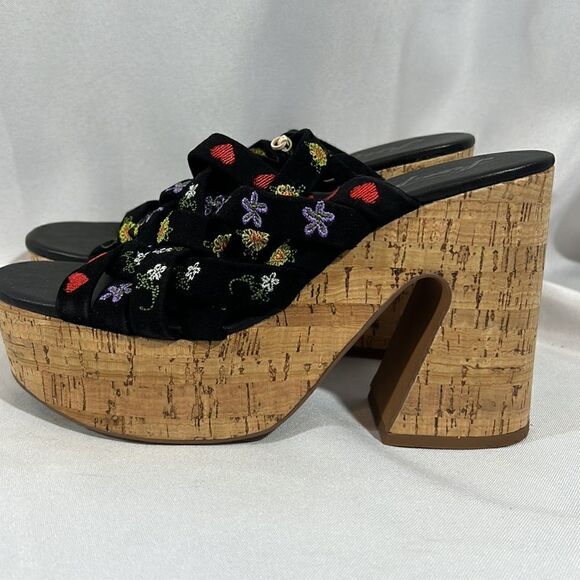 FREE PEOPLE LISBON PLATFORM MULES SIZE 39 NWT - Picture 10 of 16